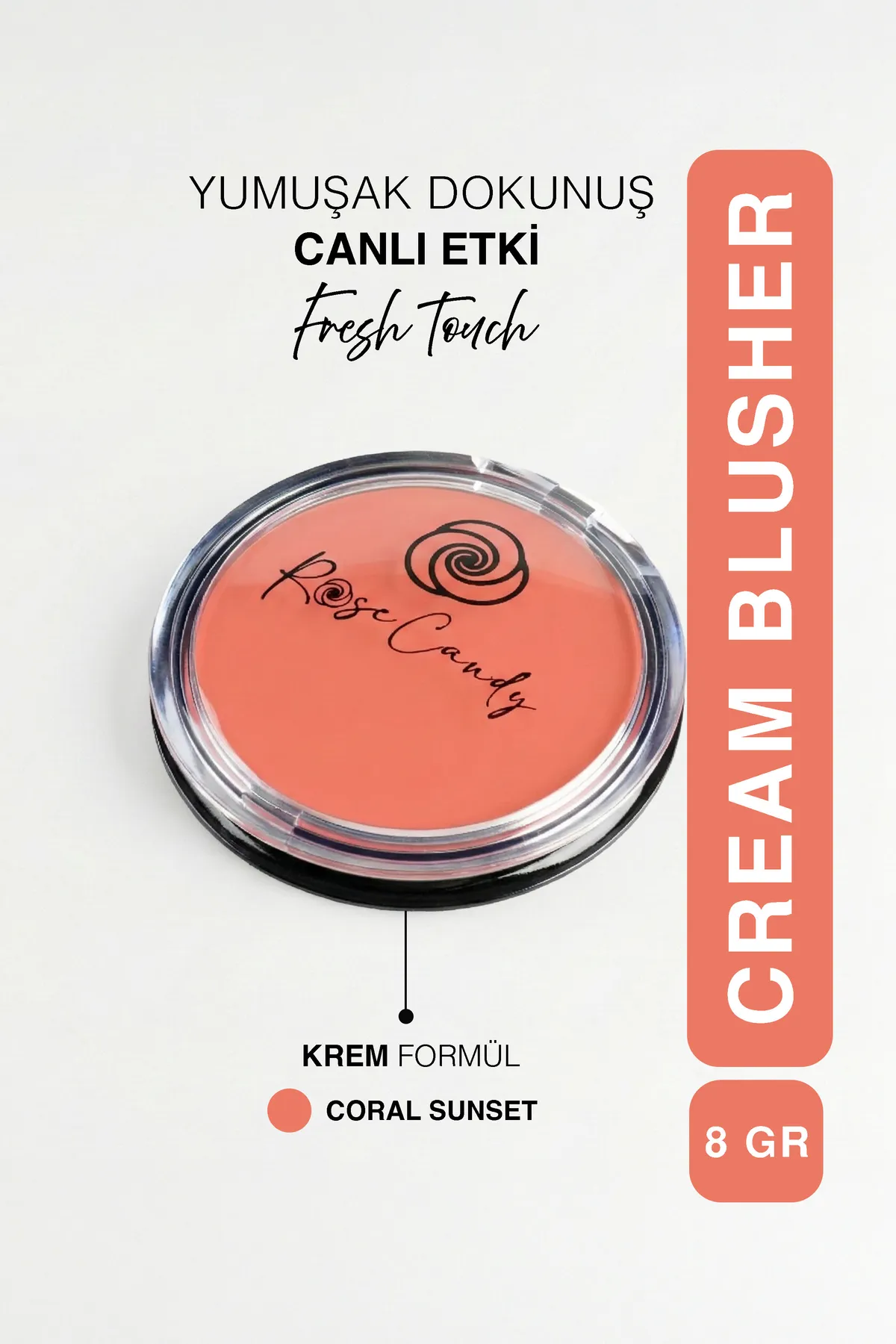 Coral Sunset Cream Blusher